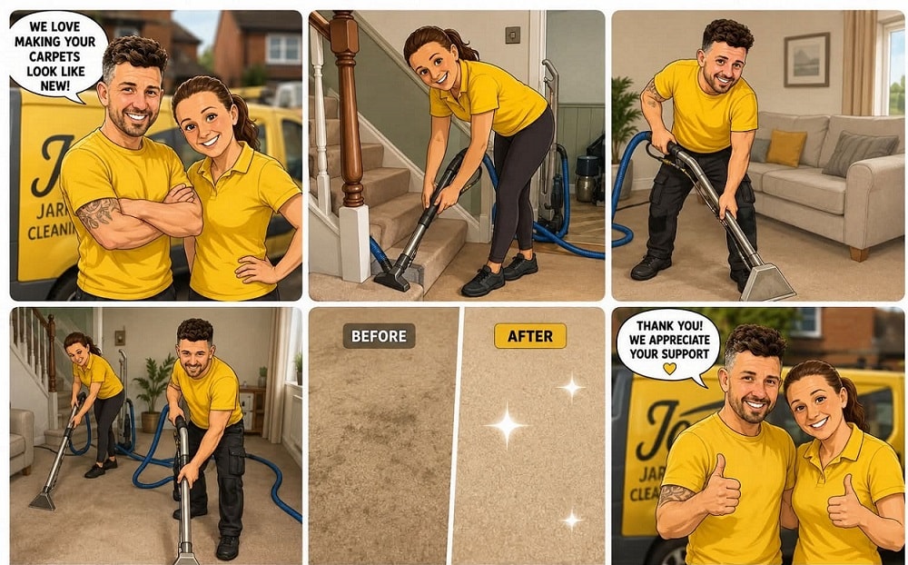 Joannes Carpet Cleaning price list for carpets, upholstery and mattresses